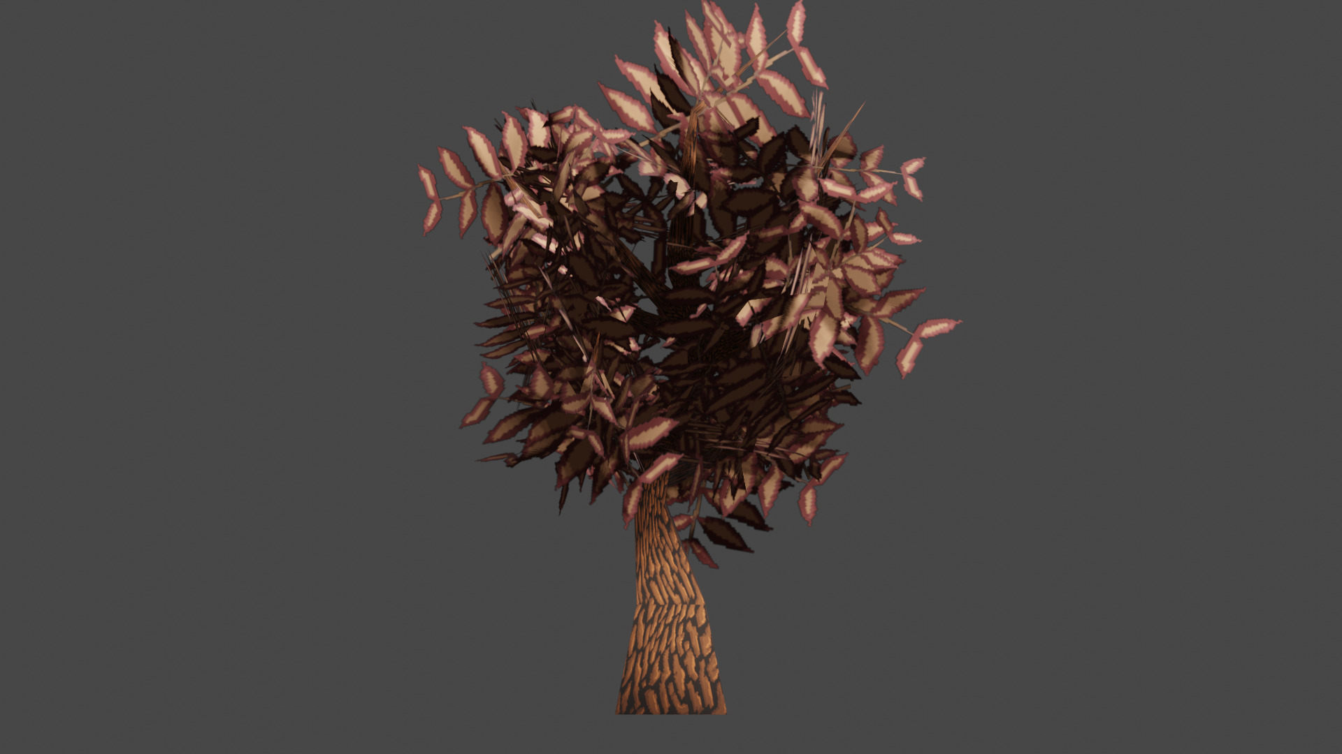 PS1 Styled Low-poly Tree Low-poly 3D model_1
