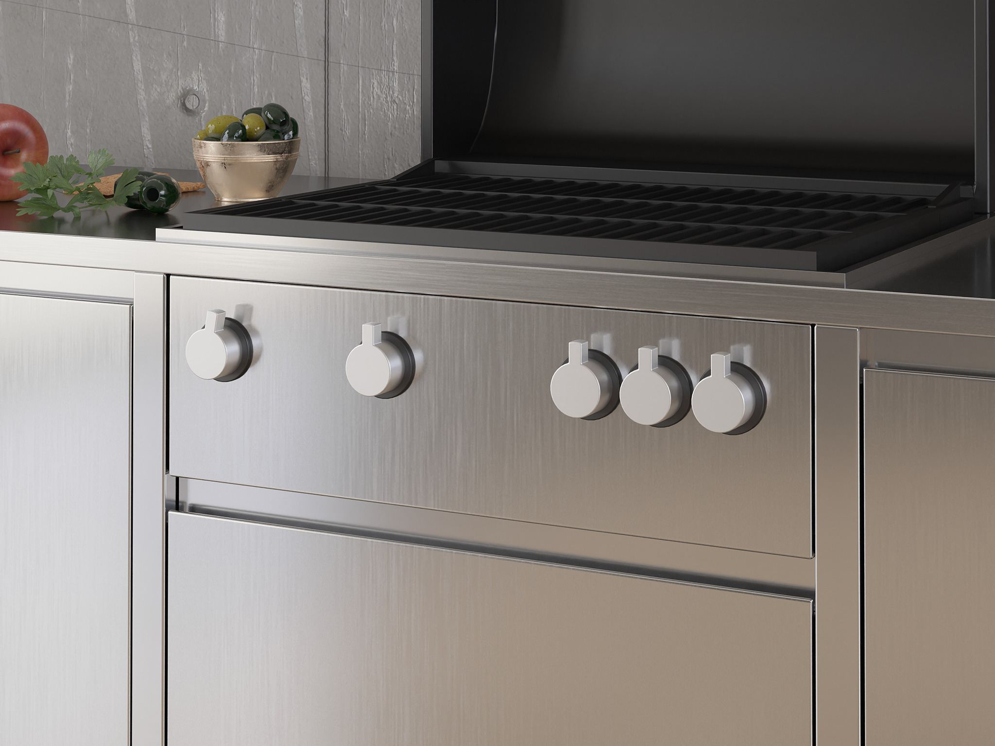 Modern Outdoor Kitchen 03 Free 3D model_7