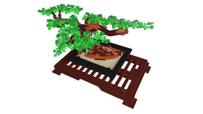 Wikibricks3D - 10281 Bonsai Tree  3D print model