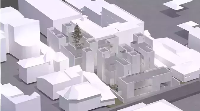 7 modern houses  furnitured  vray 3dsmax  revit  autocad plans