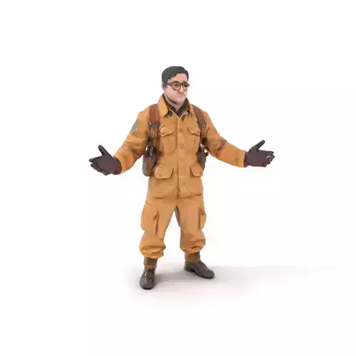 Adventurer Character Model Rigged and Animated