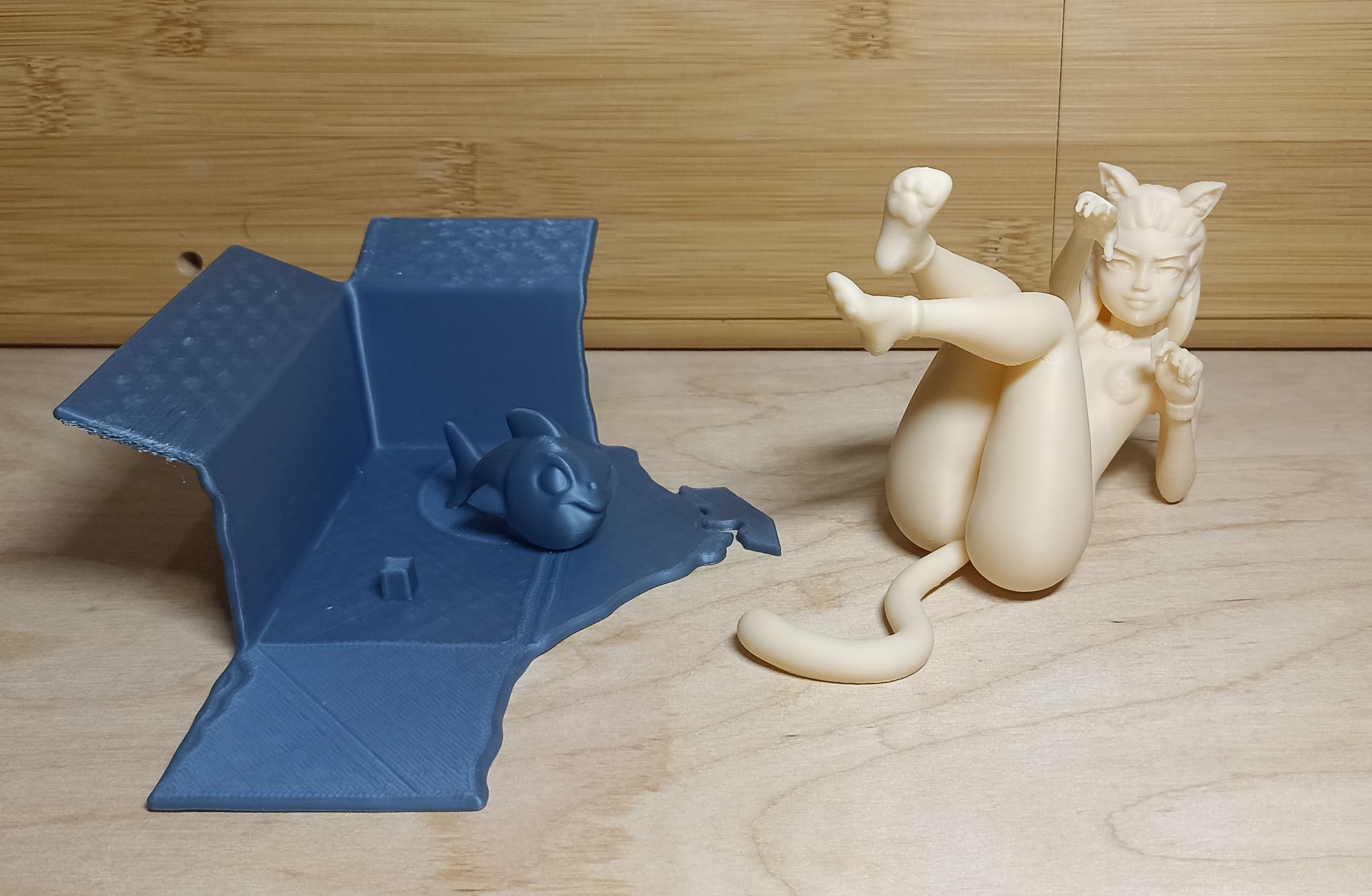 Playful kitten 3 in 1 3D print model_3