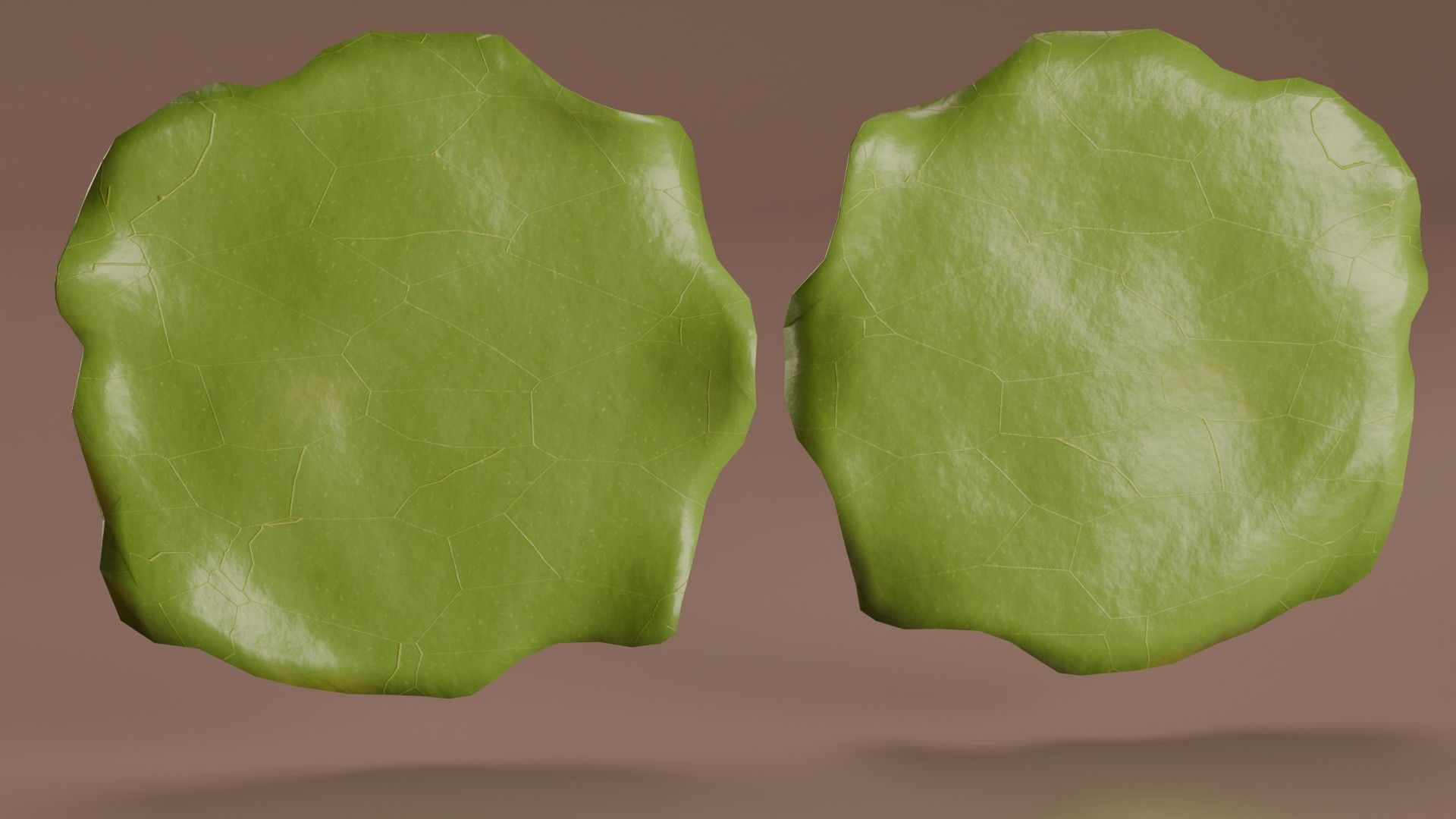 Hamburger 3D Model Game Ready with LODs PBR Textures Low-poly 3D model_10