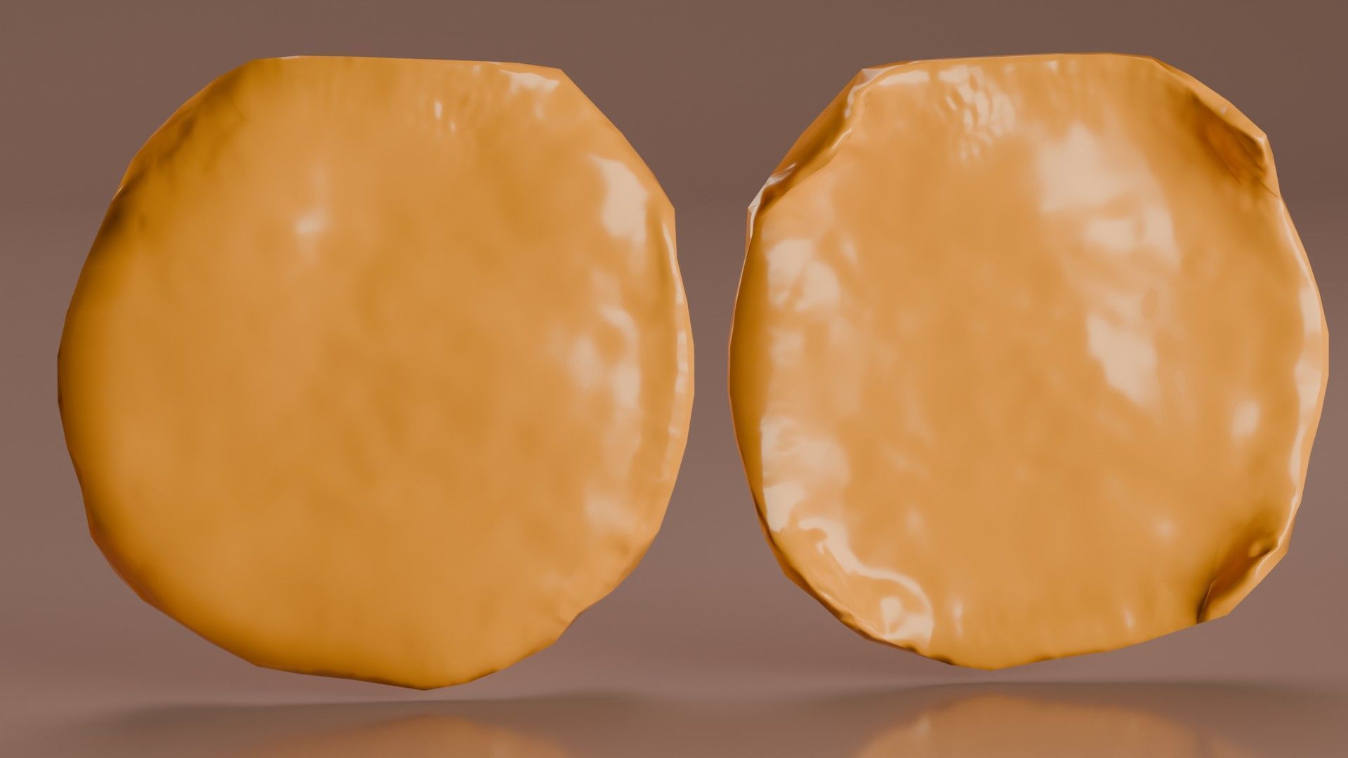 Hamburger 3D Model Game Ready with LODs PBR Textures Low-poly 3D model_7