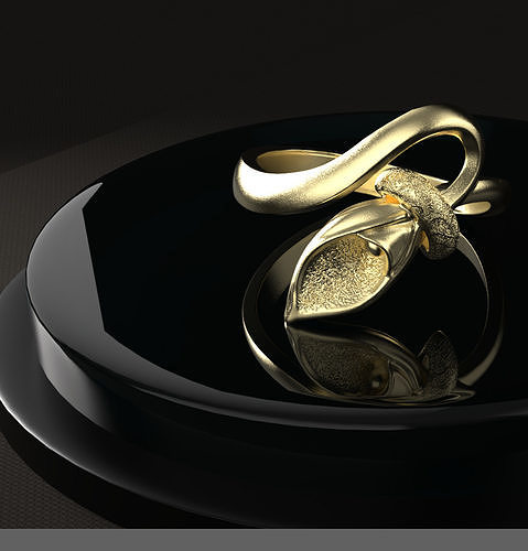 FLOWER RING Free 3D print model