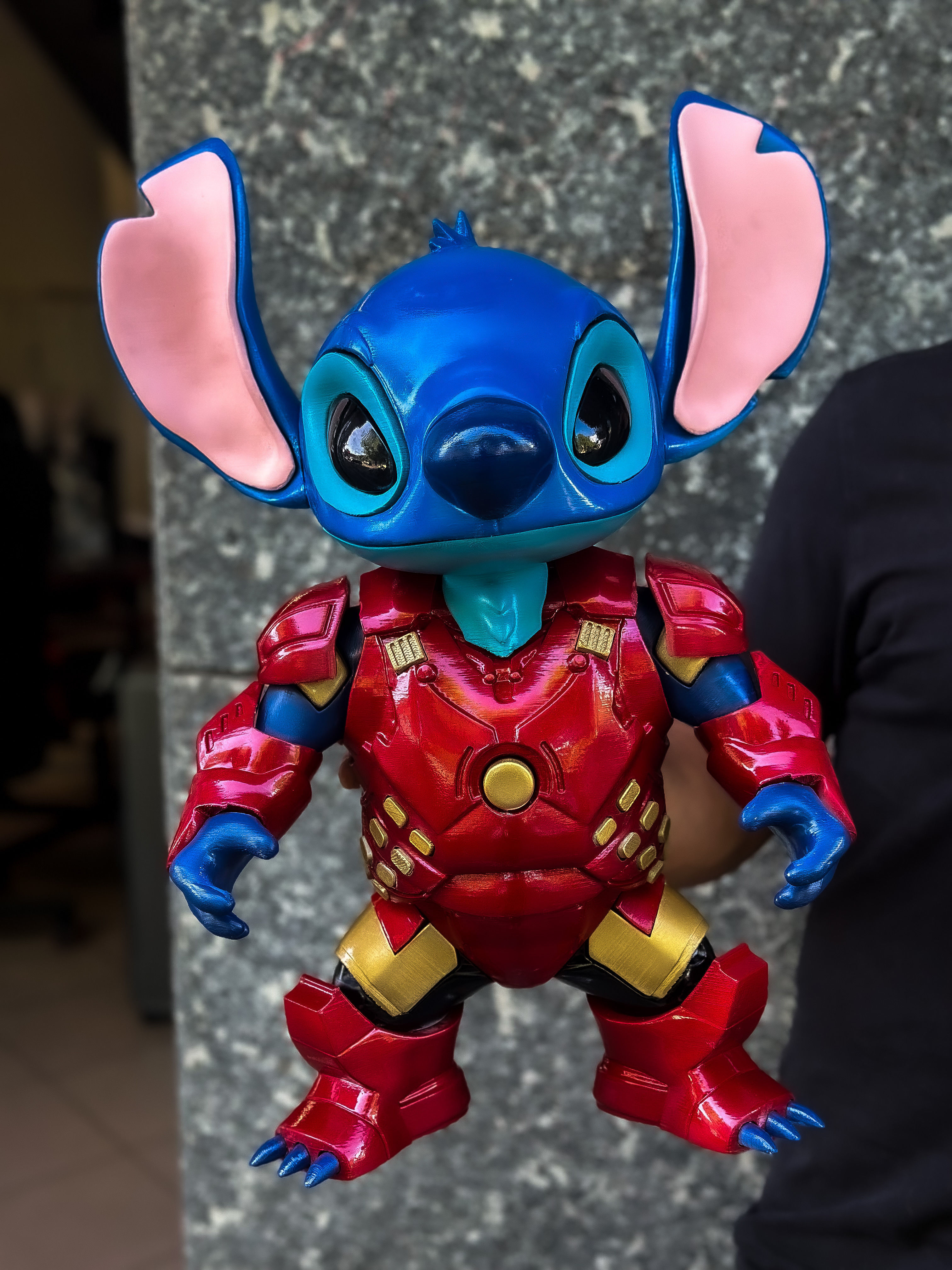 Stitch Iron Man  Easy 3D Print Fan Art   MULTIPARTS 3D print model_2