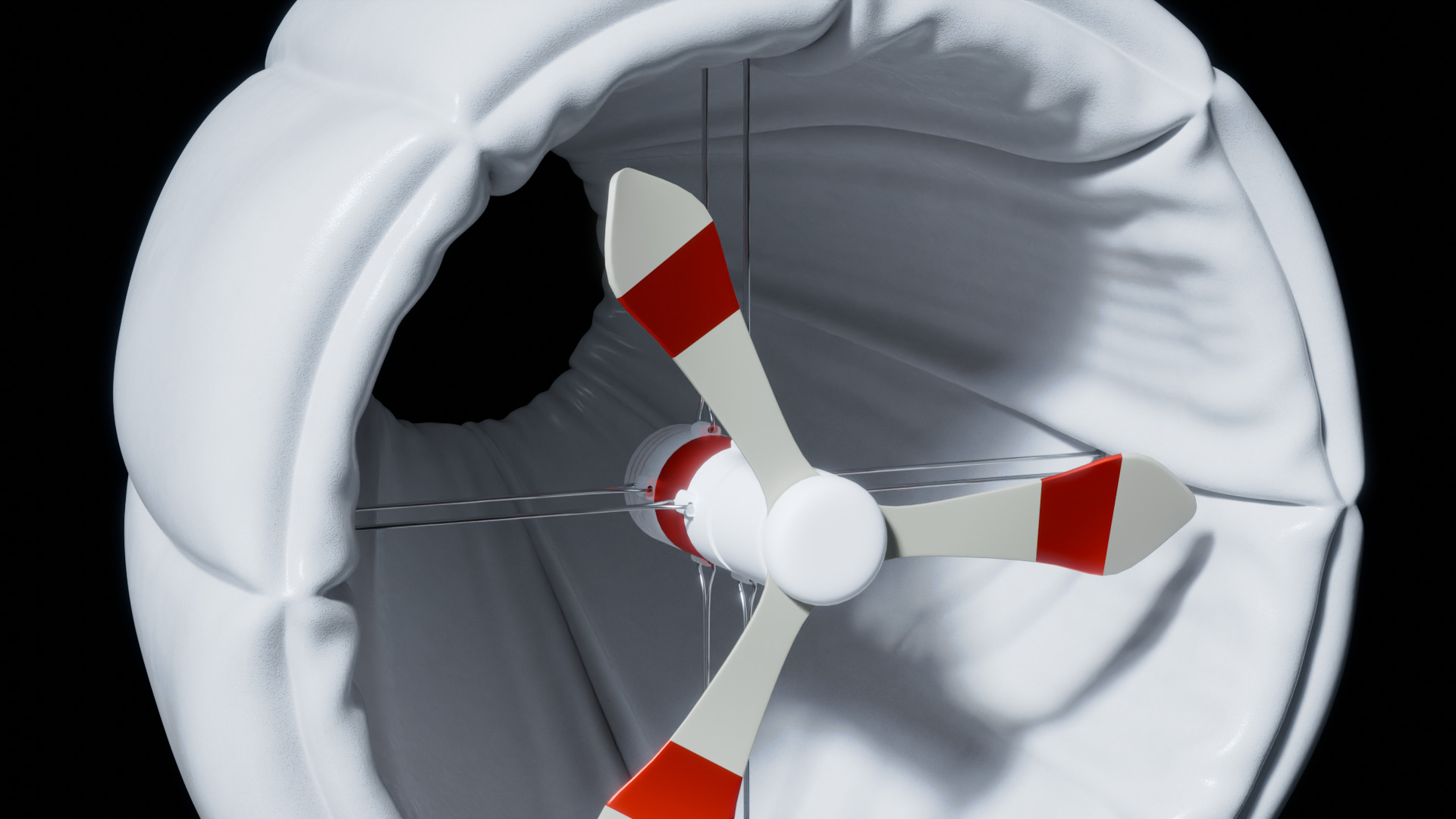 Blimp Wind Turbine 3D model_3