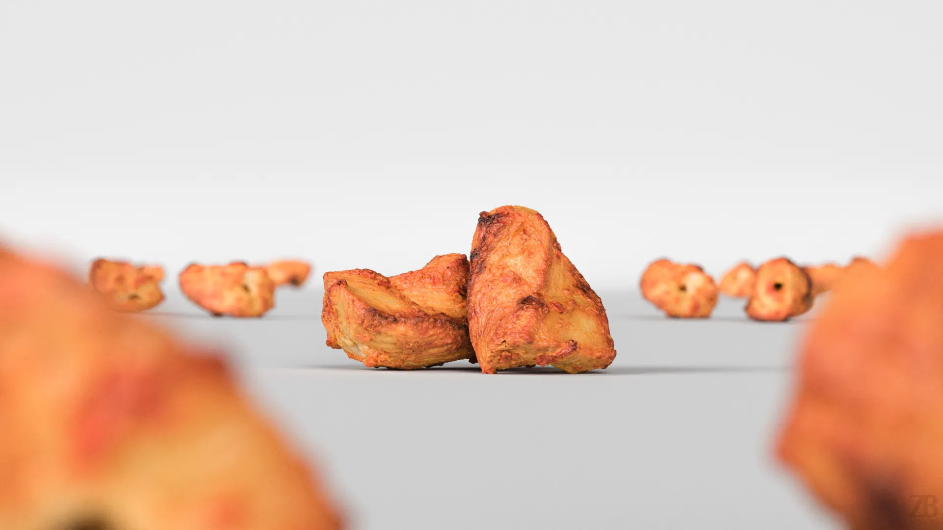 Grilled Chicken 3D model_1