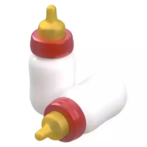 Baby Feeding Bottle Red