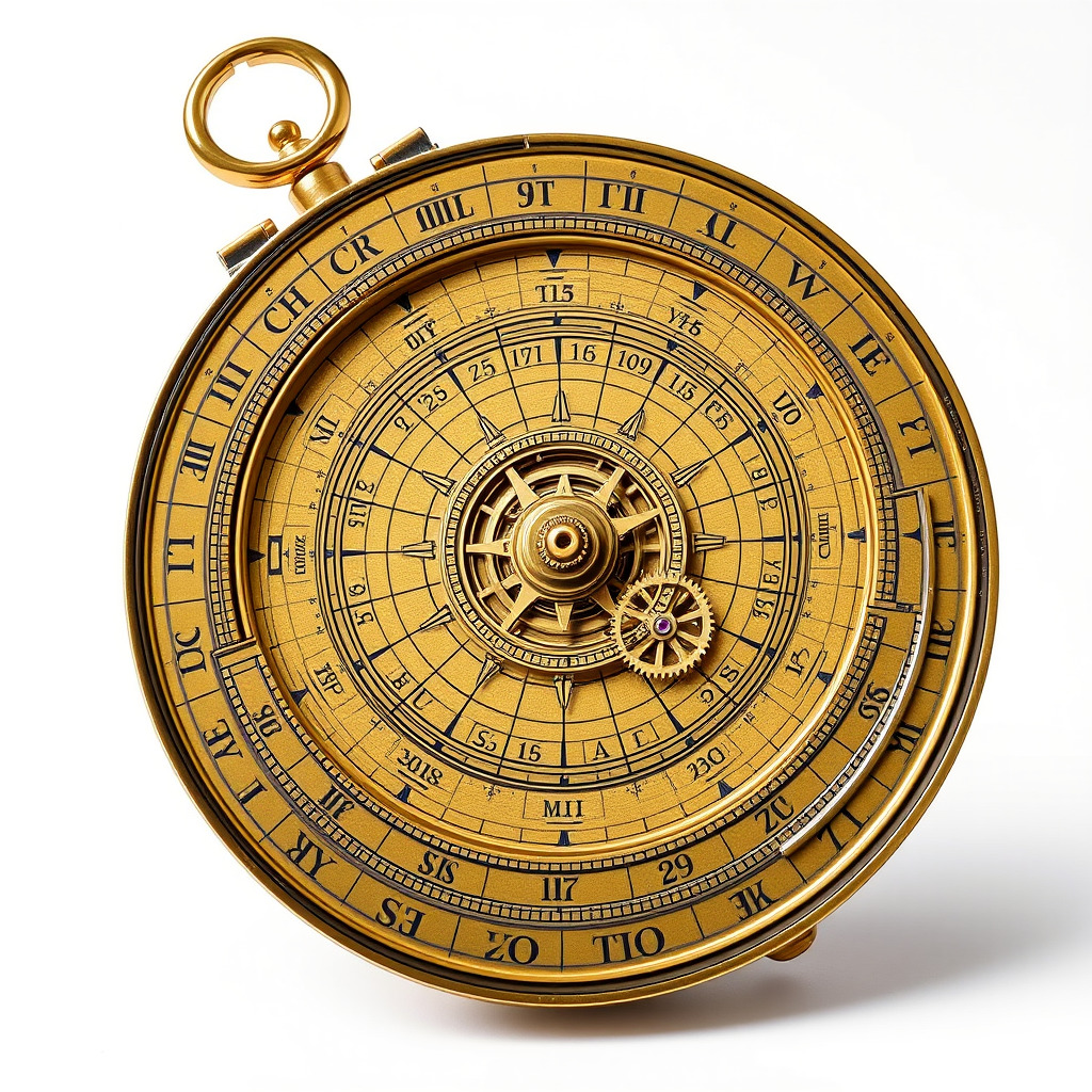 Antique Astrolabe Model Pack Low-poly 3D model_2