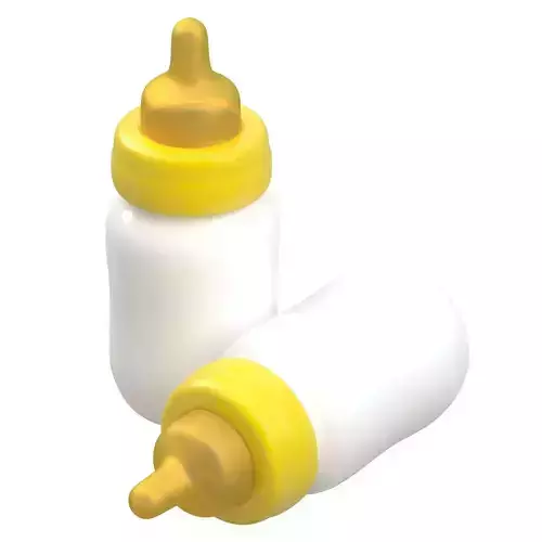 Baby Feeding Bottle yellow