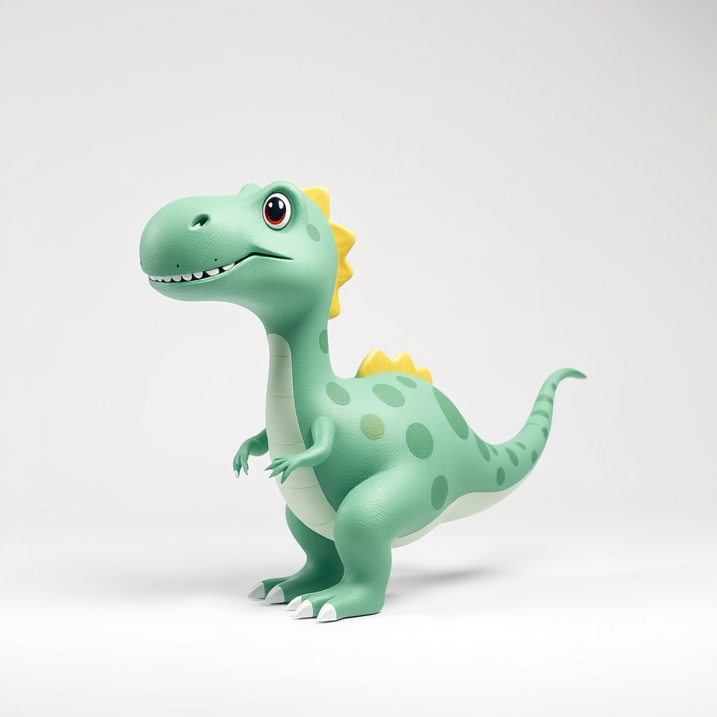 Cartoon Dinosaur Character Model Pack Low-poly 3D model_2