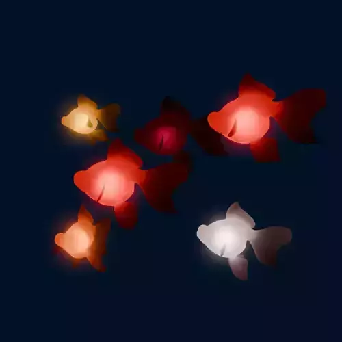 Telescope Goldfish Indirect lighting