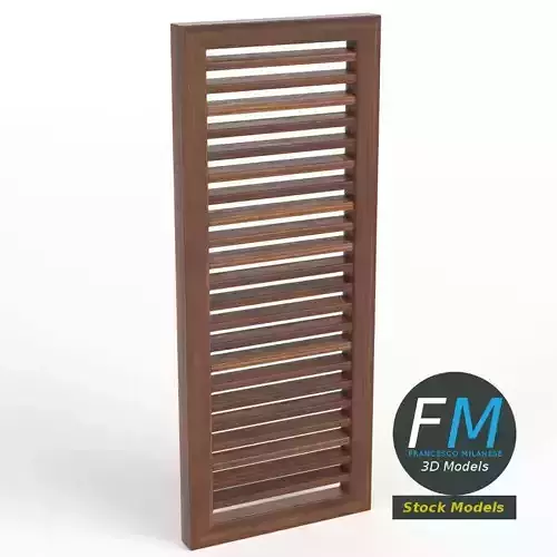 Louver window blind