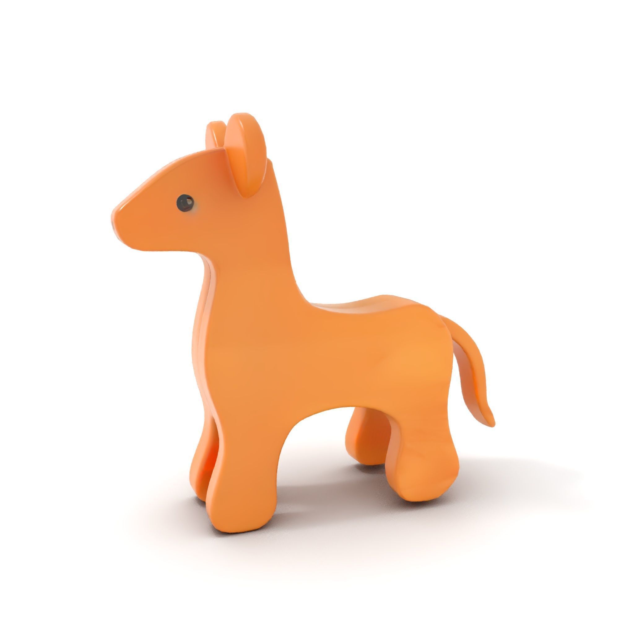 Wooden Horse Toy Model Pack for D Rendering and Game Development Low-poly 3D model_13
