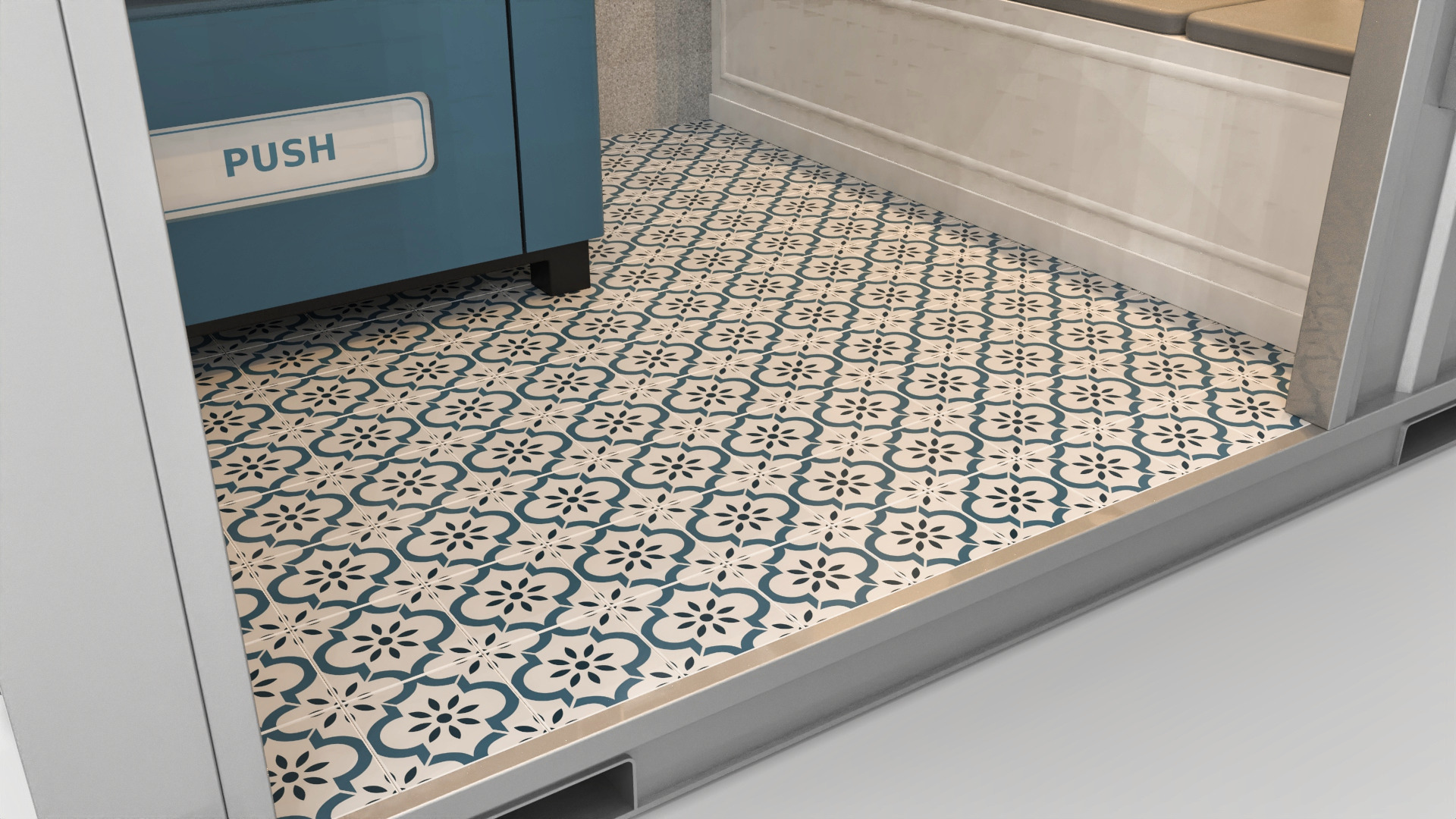 Vending Machine Container Booth 3D model_5