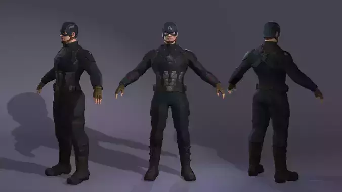 Masked Super Soldier Captain America Avengers Marvel Chris Evans