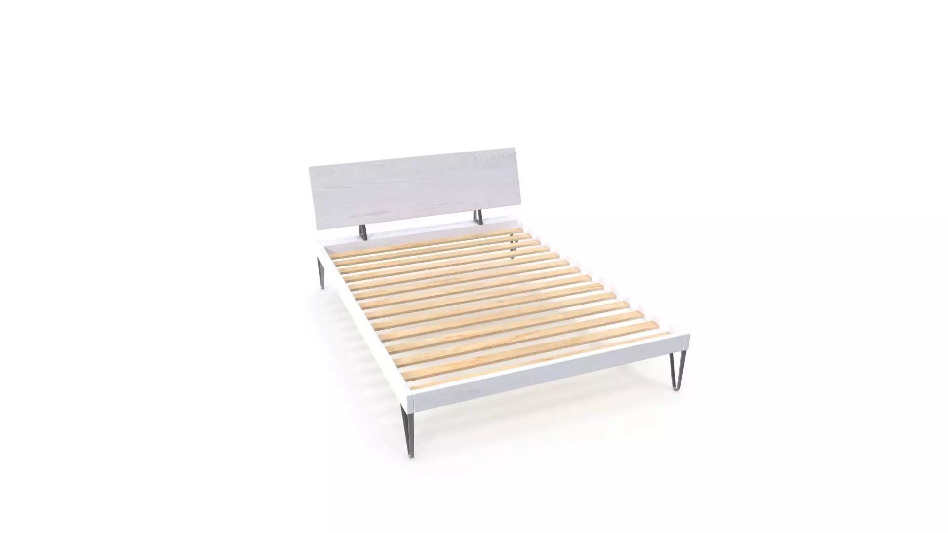 Amaris Platform Bed 3D model_0