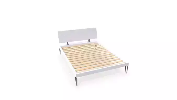 Amaris Platform Bed 3D model