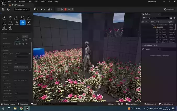 Flowers and Grass 3D Model Collection