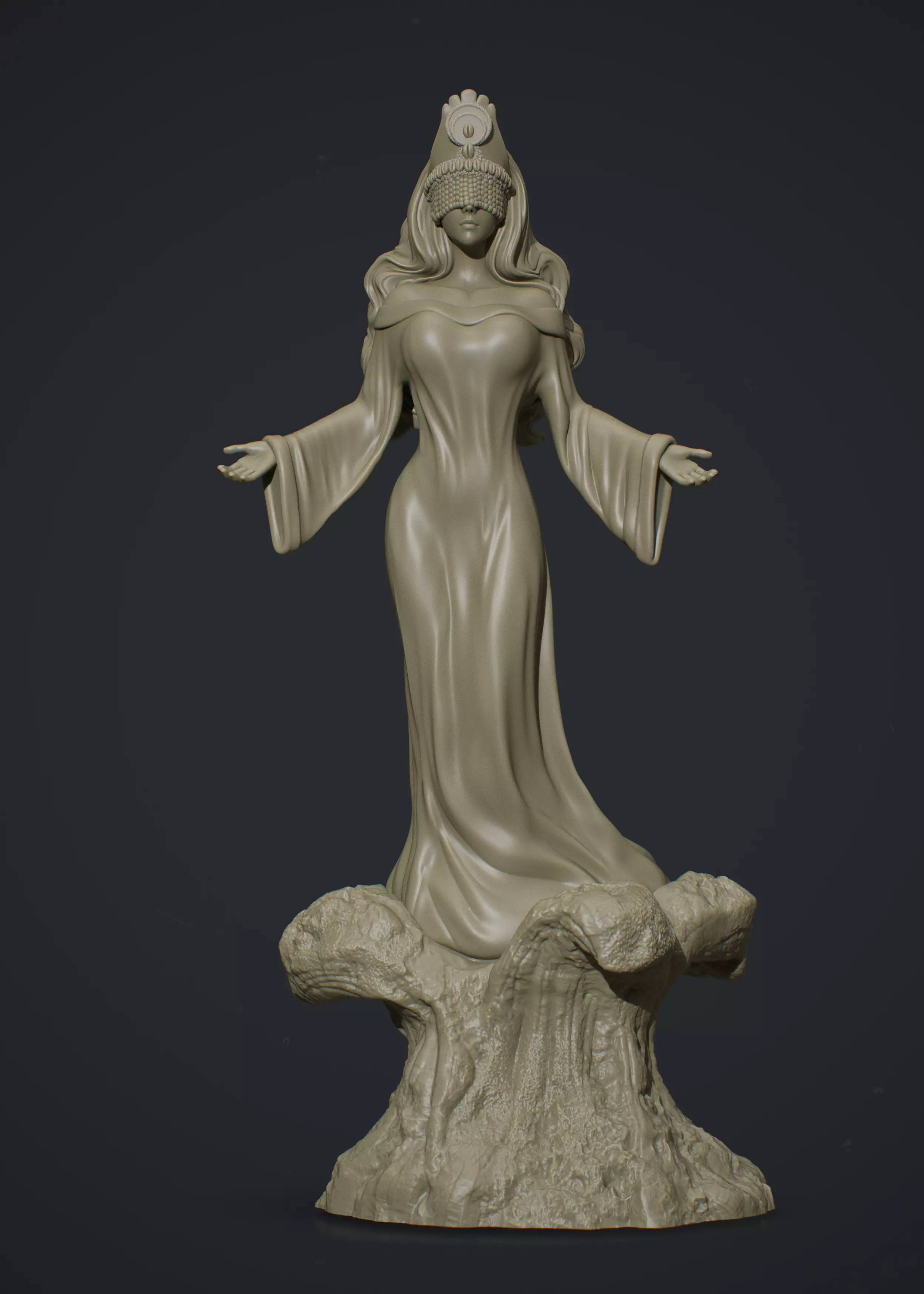 Orixa Yemanja 3D print model_0