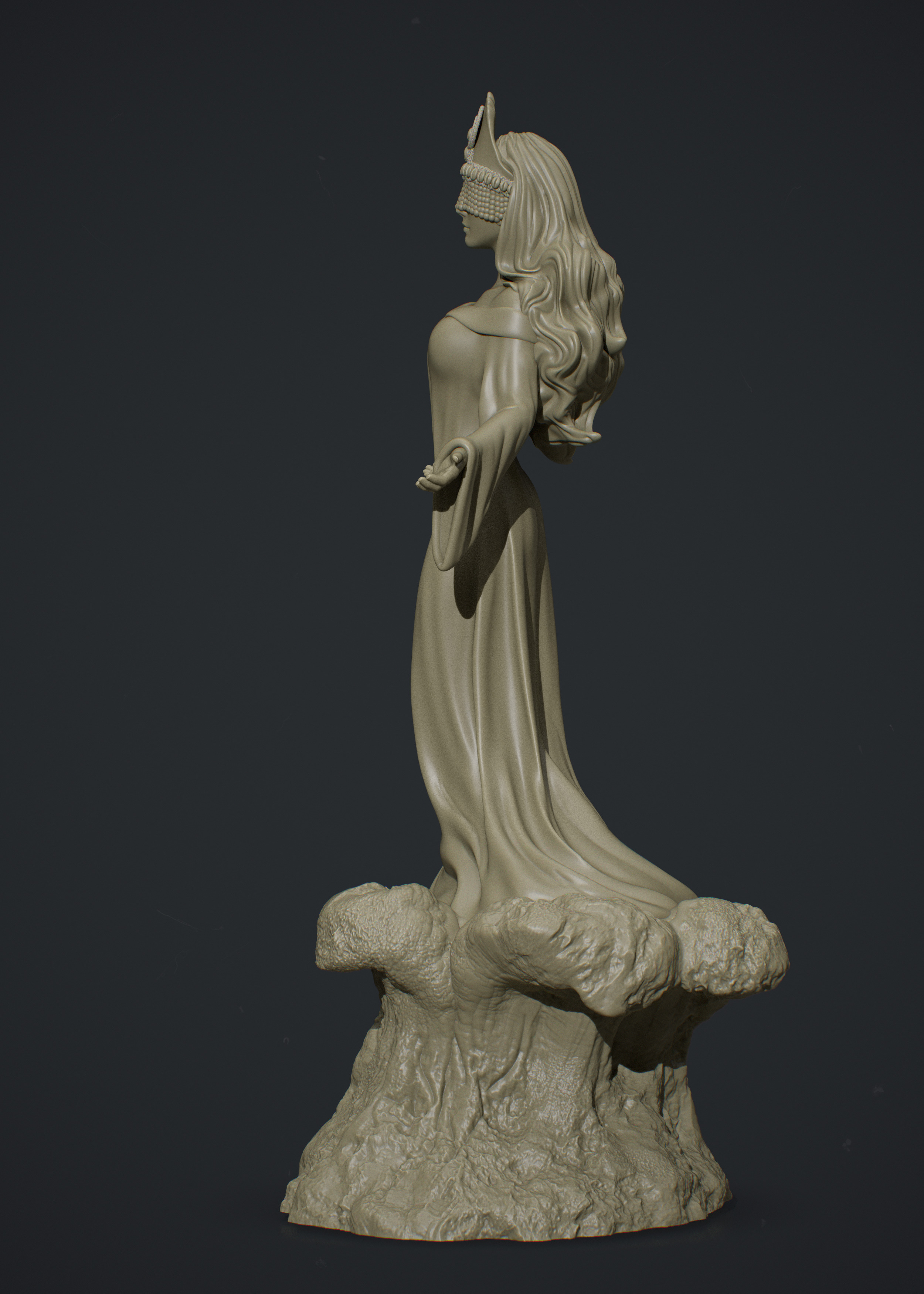 Orixa Yemanja 3D print model_1