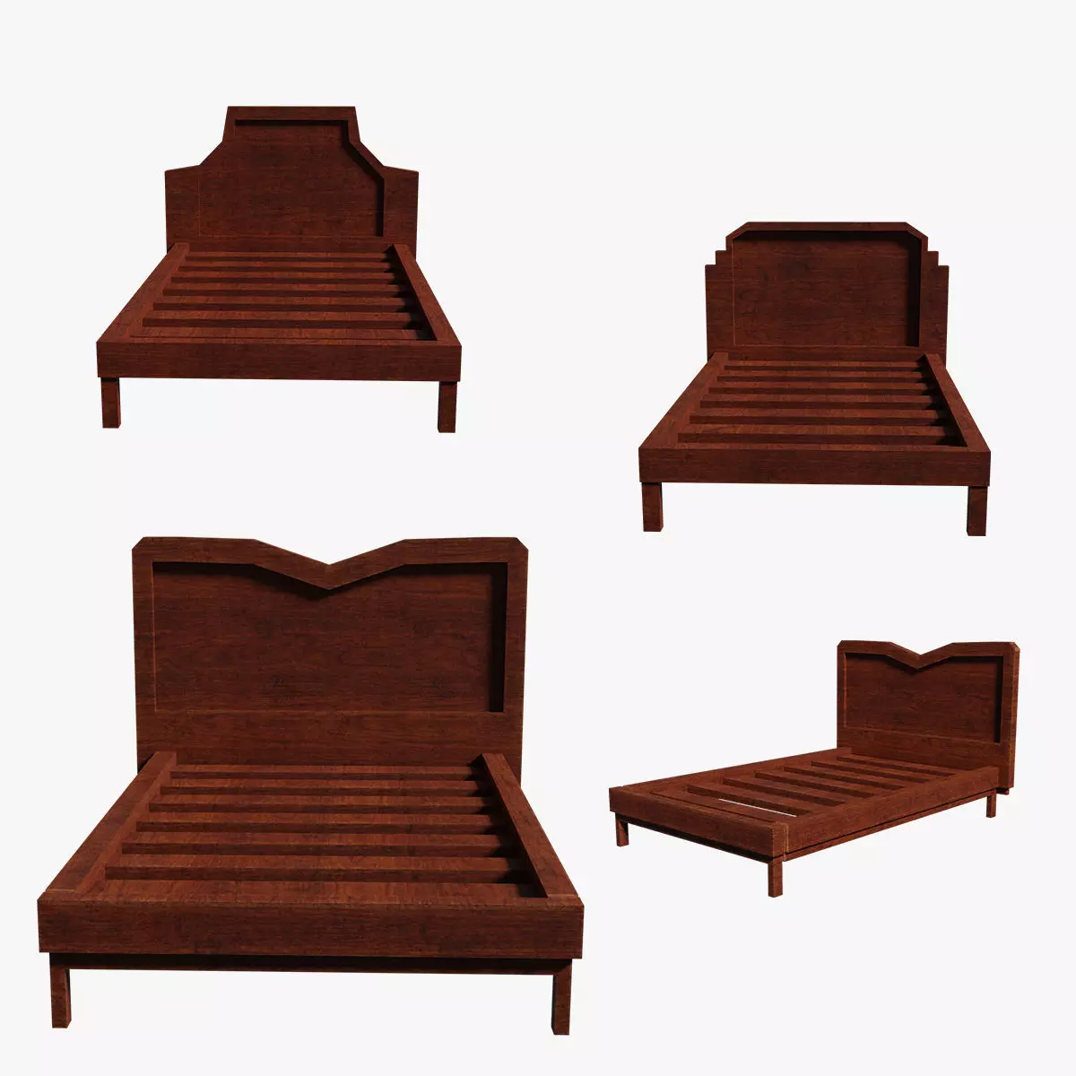 Deco BedFrames Rest Bruma Grid Lot1 N10-12 Group 4 3D model