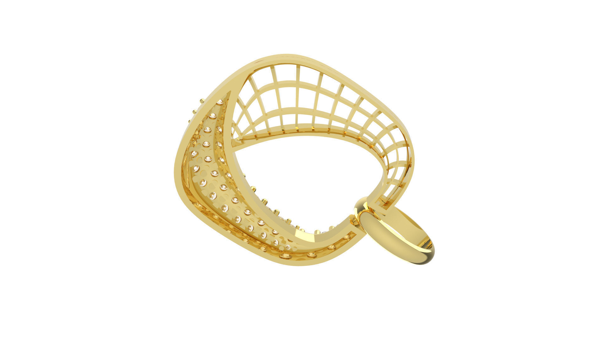 pendant 3D print model_4