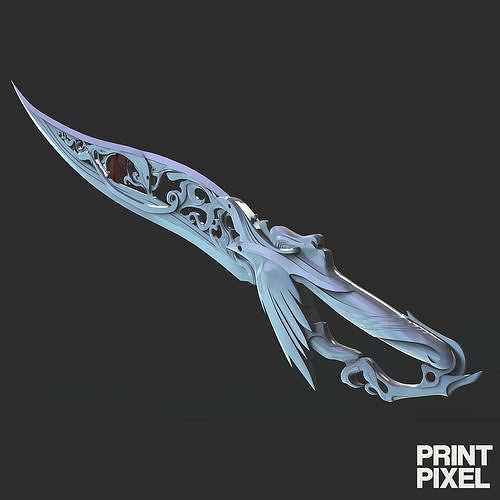 Black Talon Sword 3D print model