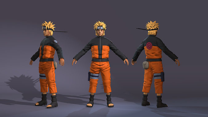 Live-action Naruto meta human 3D model