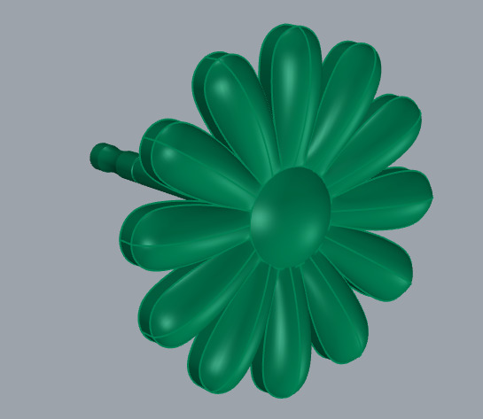 Flower Earring 3D Model  STL 3DM GLB Free 3D print model_13