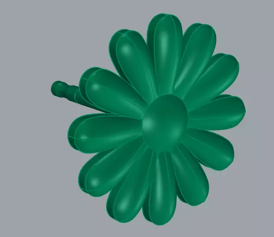 Flower Earring 3D Model  STL 3DM GLB Free 3D print model_16