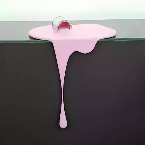 Pink Candy Spill Drip Melt toy 3D print model