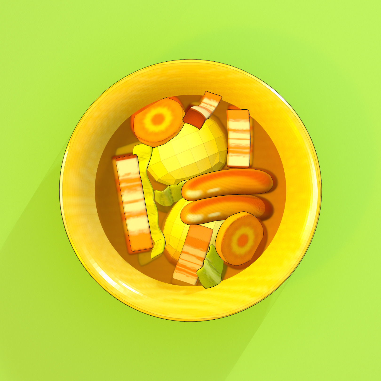 Beef stew 3D model_1