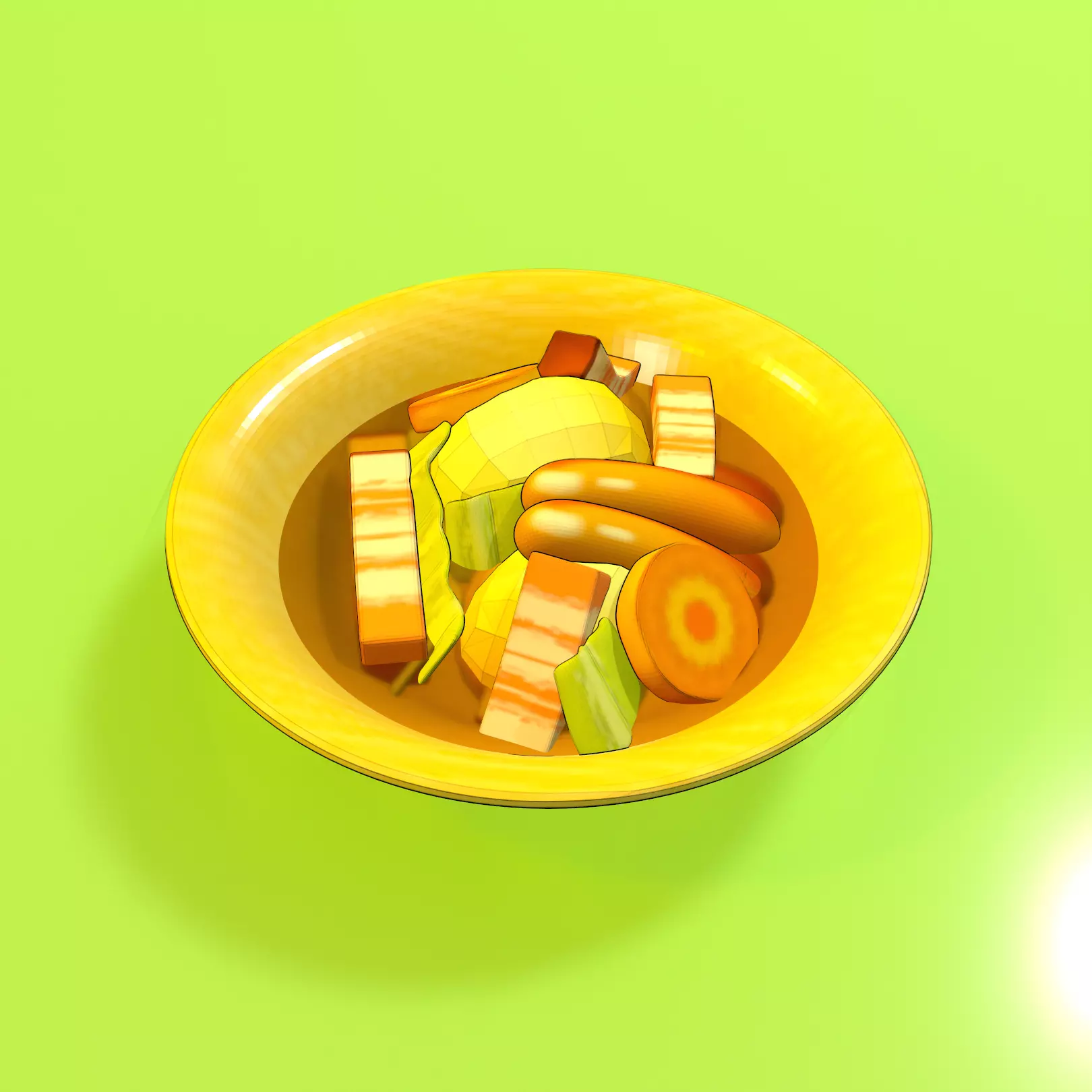 Beef stew 3D model_0