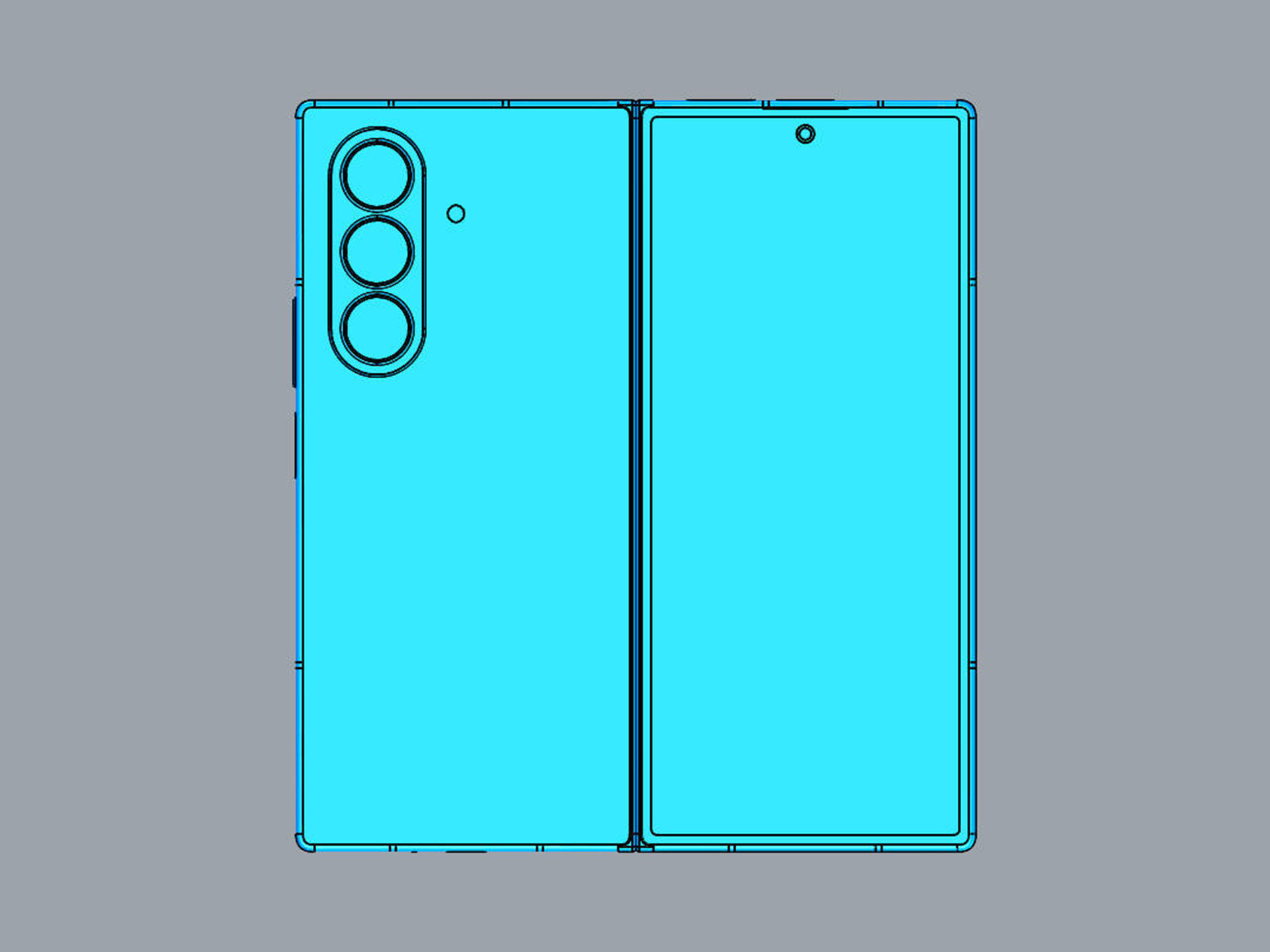 SAMSUNG Galaxy Z Fold 7 All Colors 3D model_22