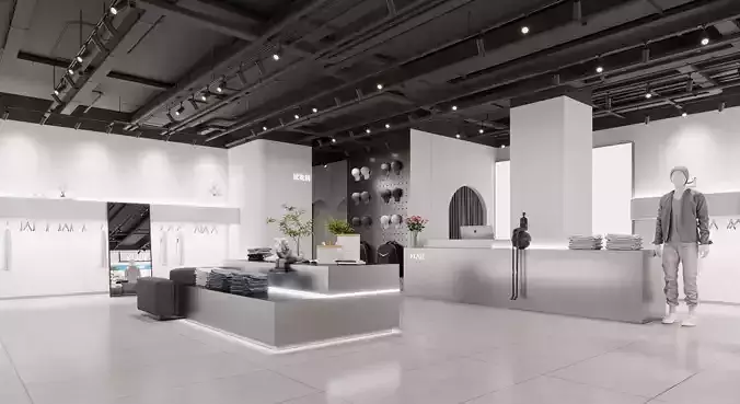 clothing store interior