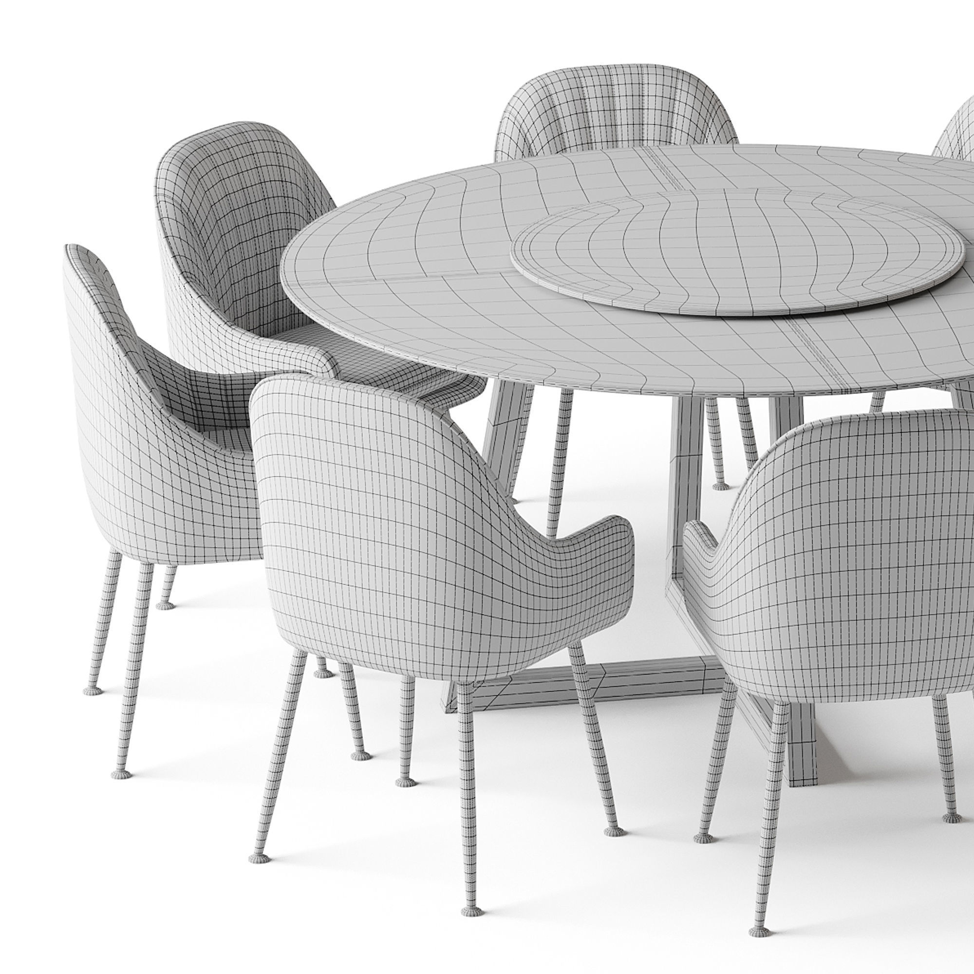 Table DENVER 3D model_14