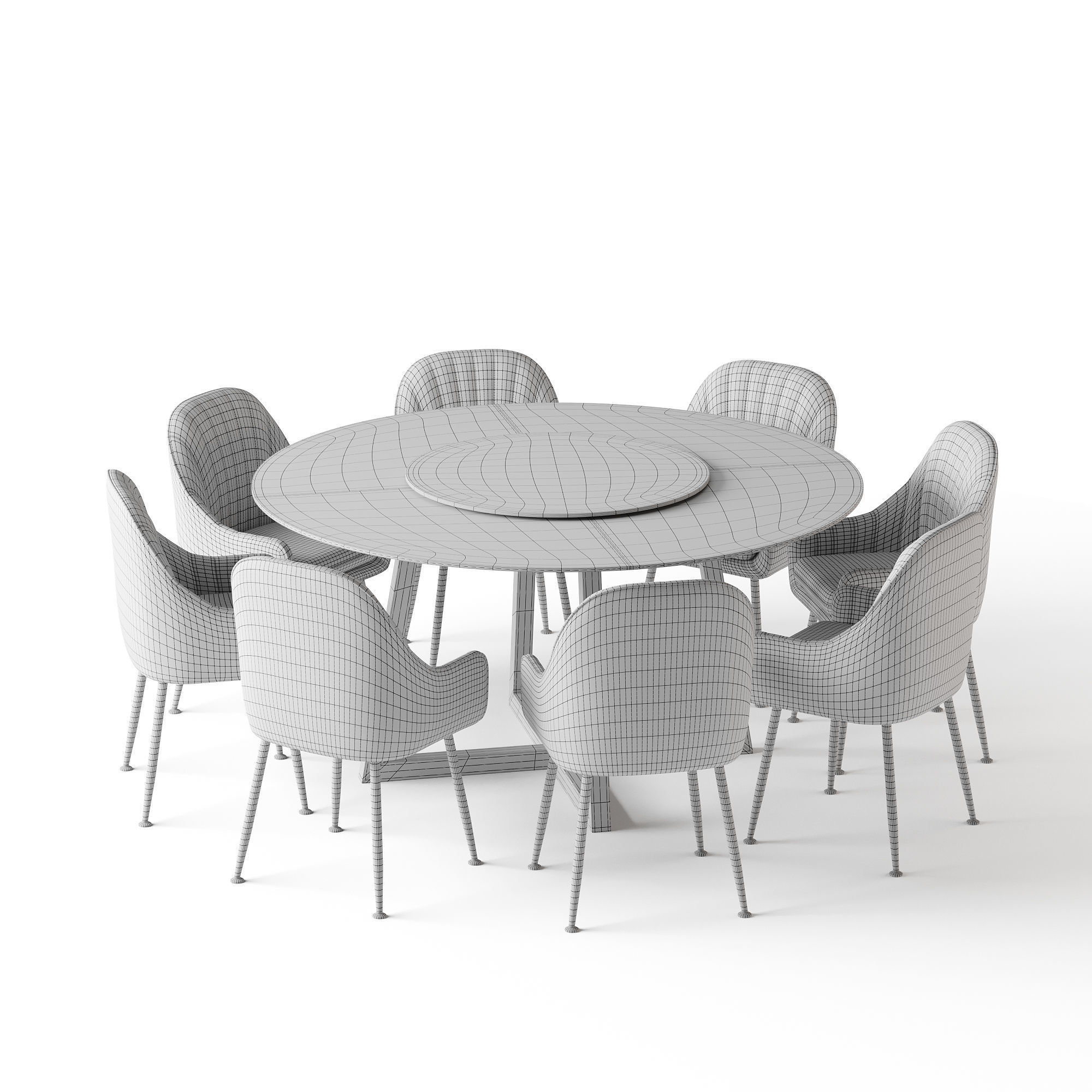 Table DENVER 3D model_13