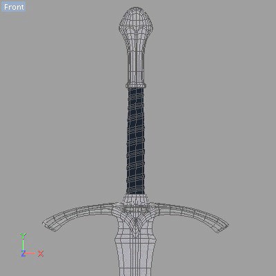 Glamdring Sword 3D model_5