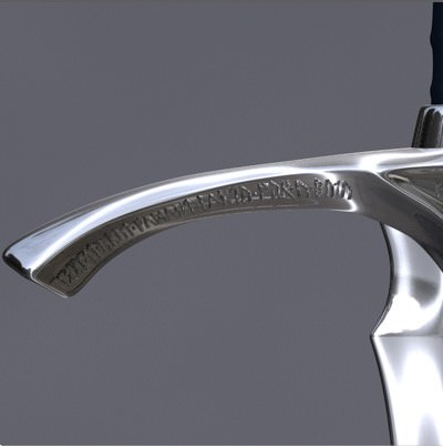Glamdring Sword 3D model_9