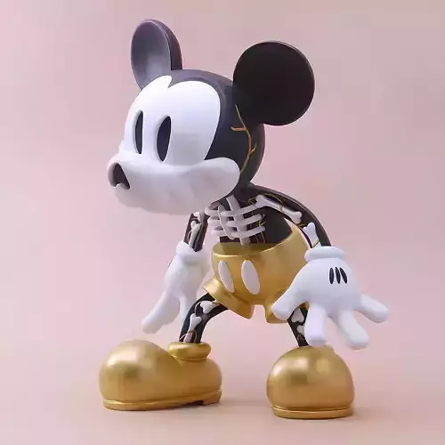 Creepy Mickey Mouse Bones toy 3D print model