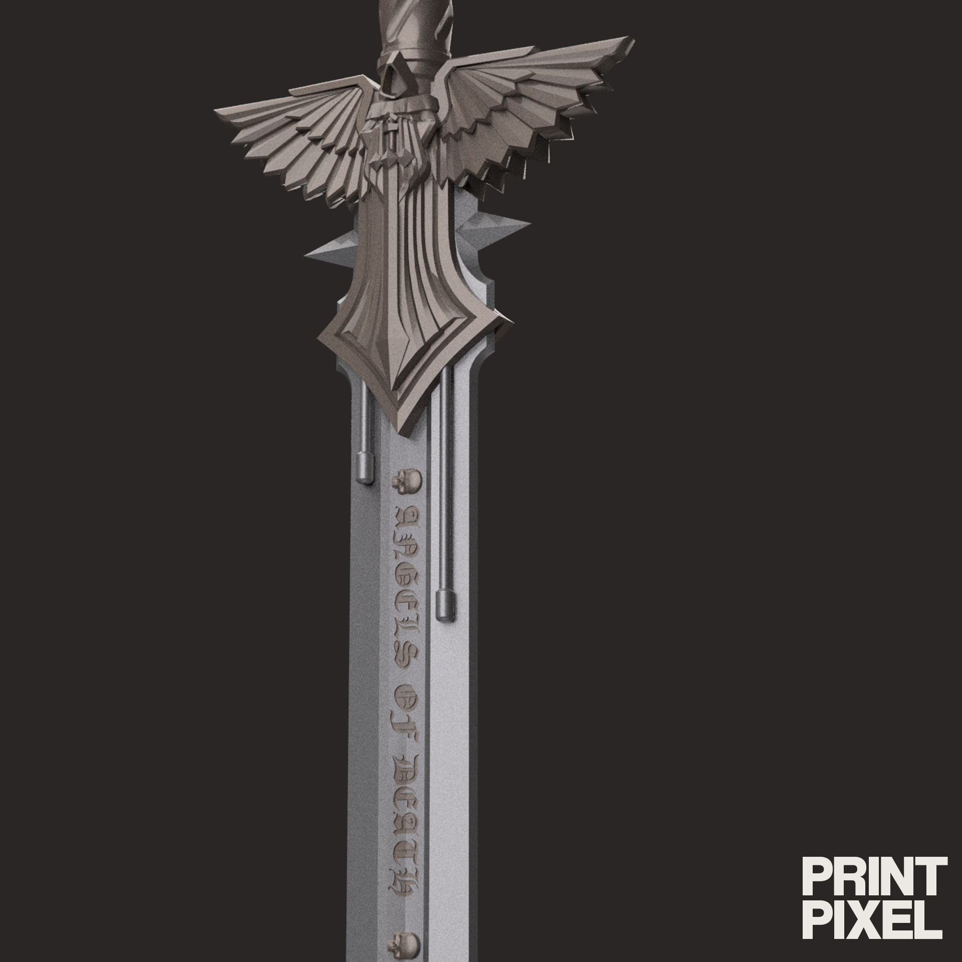Dark Angels Power Sword Space Marine 3D print model_2