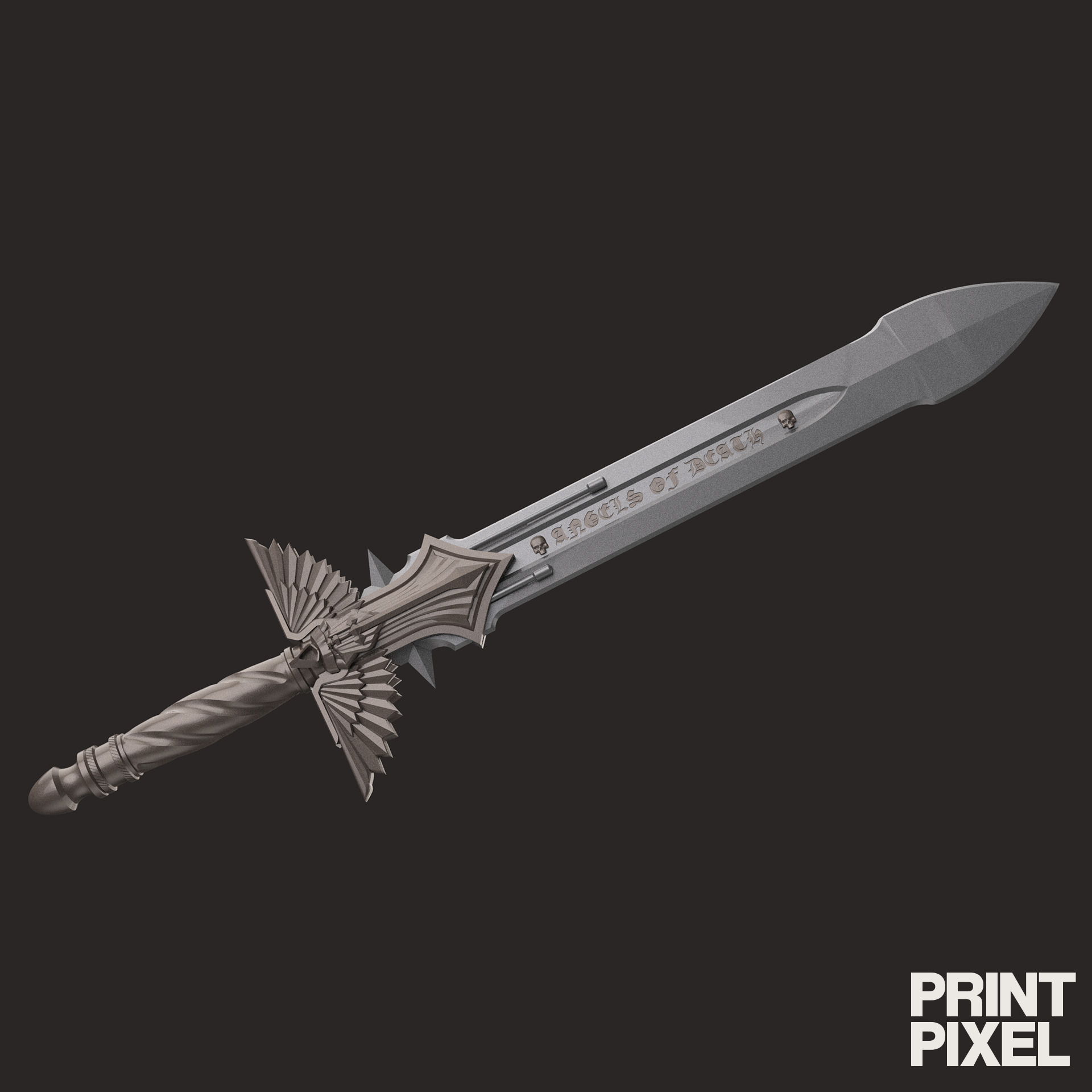 Dark Angels Power Sword Space Marine 3D print model_1
