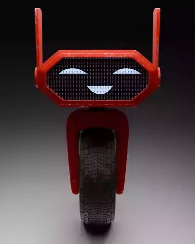Small Wheeled Mobile Robot 3D Model Free 3D model