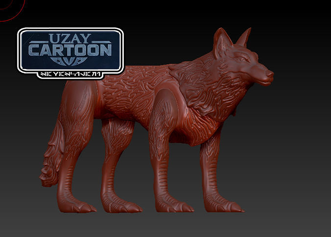 Star wars rebels articulated Loth-wolf 3D print model 3D print model