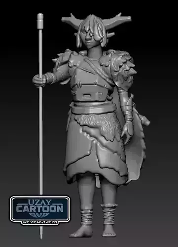 Star wars visions articulated tichana and vkotenh  print model