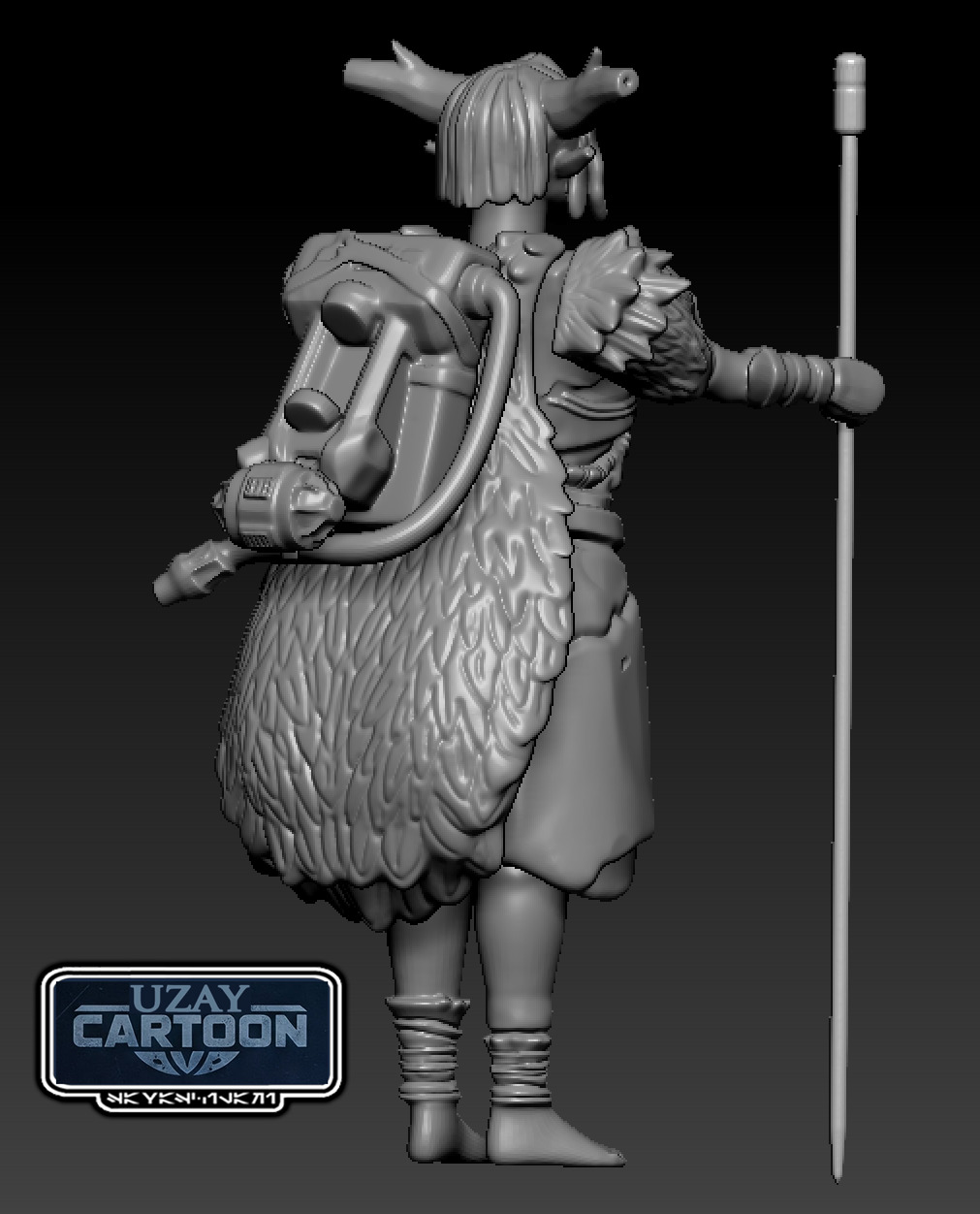 Star wars visions articulated tichana and vkotenh  print model 3D print model_1