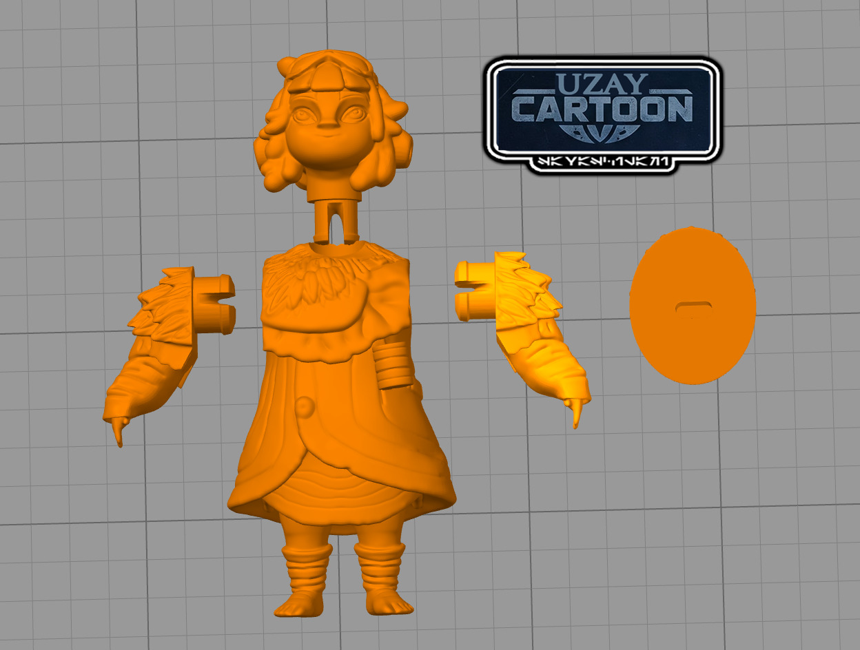 Star wars visions articulated tichana and vkotenh  print model 3D print model_7