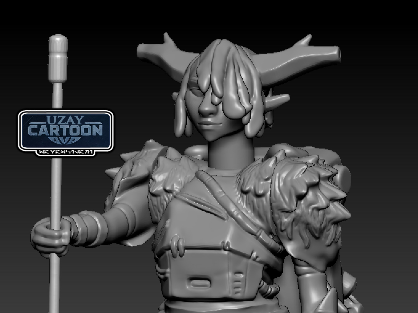 Star wars visions articulated tichana and vkotenh  print model 3D print model_2